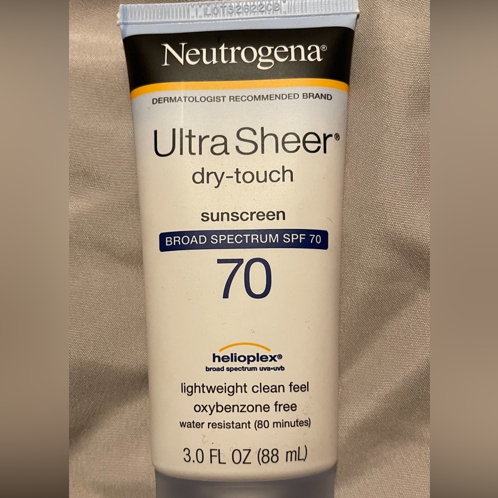Neutrogena ultra sheer sunscreen